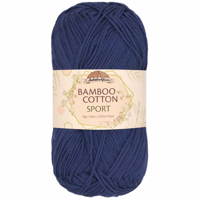 Bamboo Cotton Sport Yarn: 8 Skein Packs