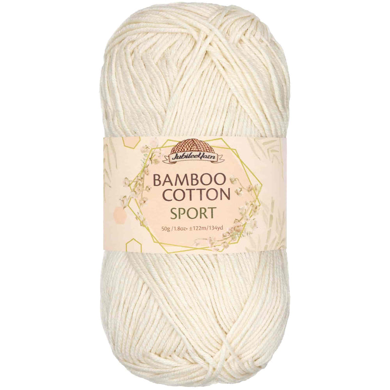 Bamboo Cotton Sport Yarn: 8 Skein Packs