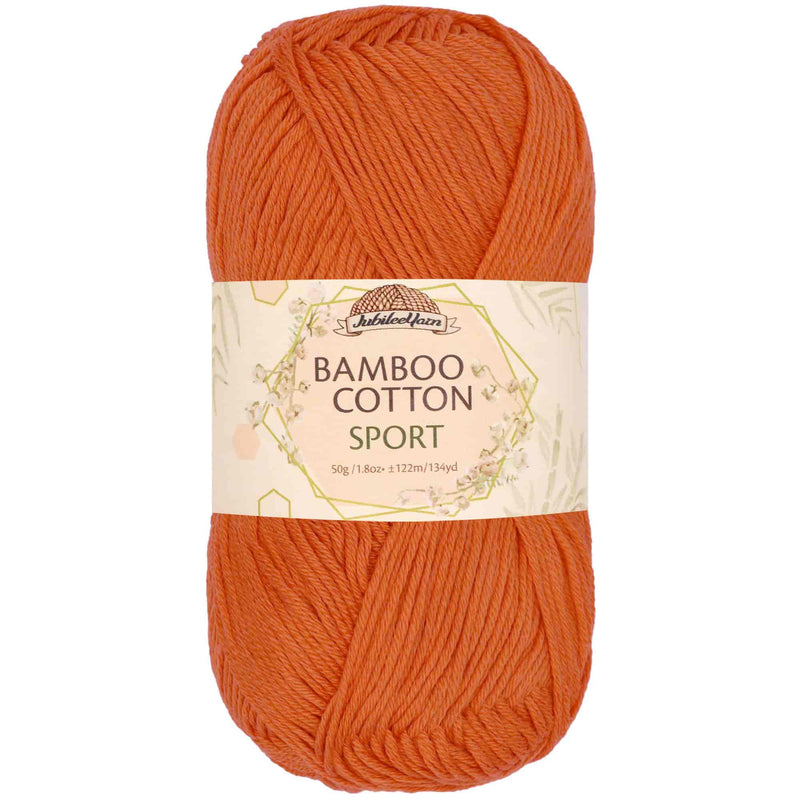 Bamboo Cotton Sport Yarn: 4 Skein Packs