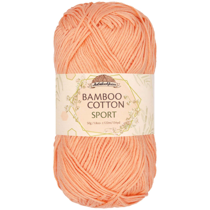 Bamboo Cotton Sport Yarn: 4 Skein Packs