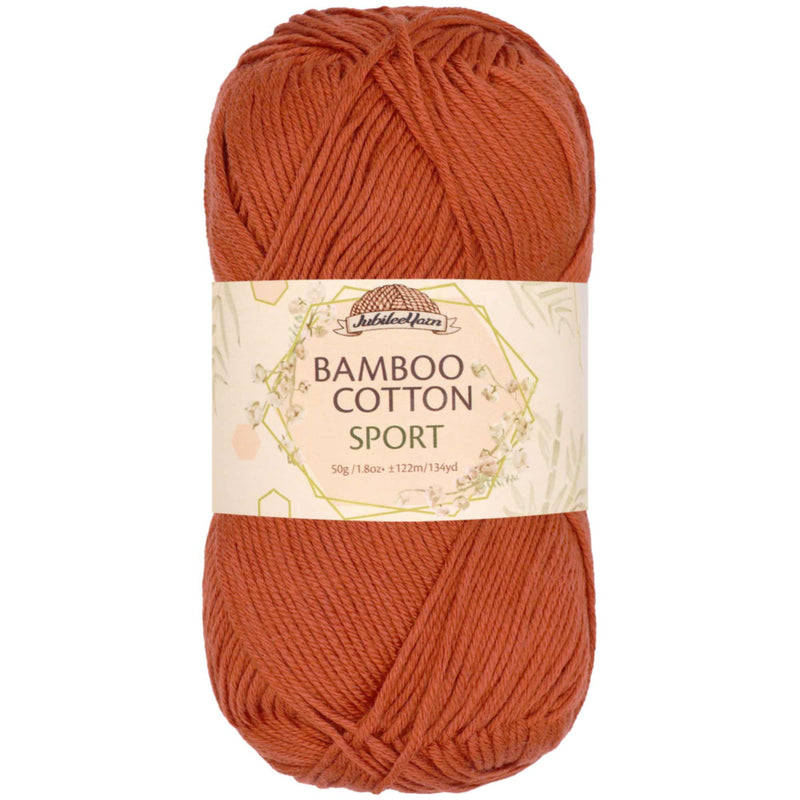 Bamboo Cotton Sport Yarn: 4 Skein Packs