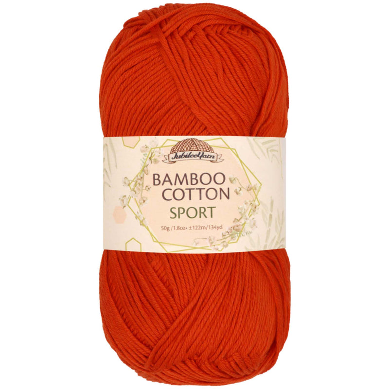 Bamboo Cotton Sport Yarn: 8 Skein Packs