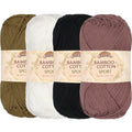 Bamboo Cotton Sport Yarn: 4 Skein Packs