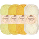 Bamboo Cotton Sport Yarn: 4 Skein Packs