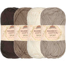 Bamboo Cotton Sport Yarn: 4 Skein Packs