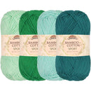 Bamboo Cotton Sport Yarn: 4 Skein Packs