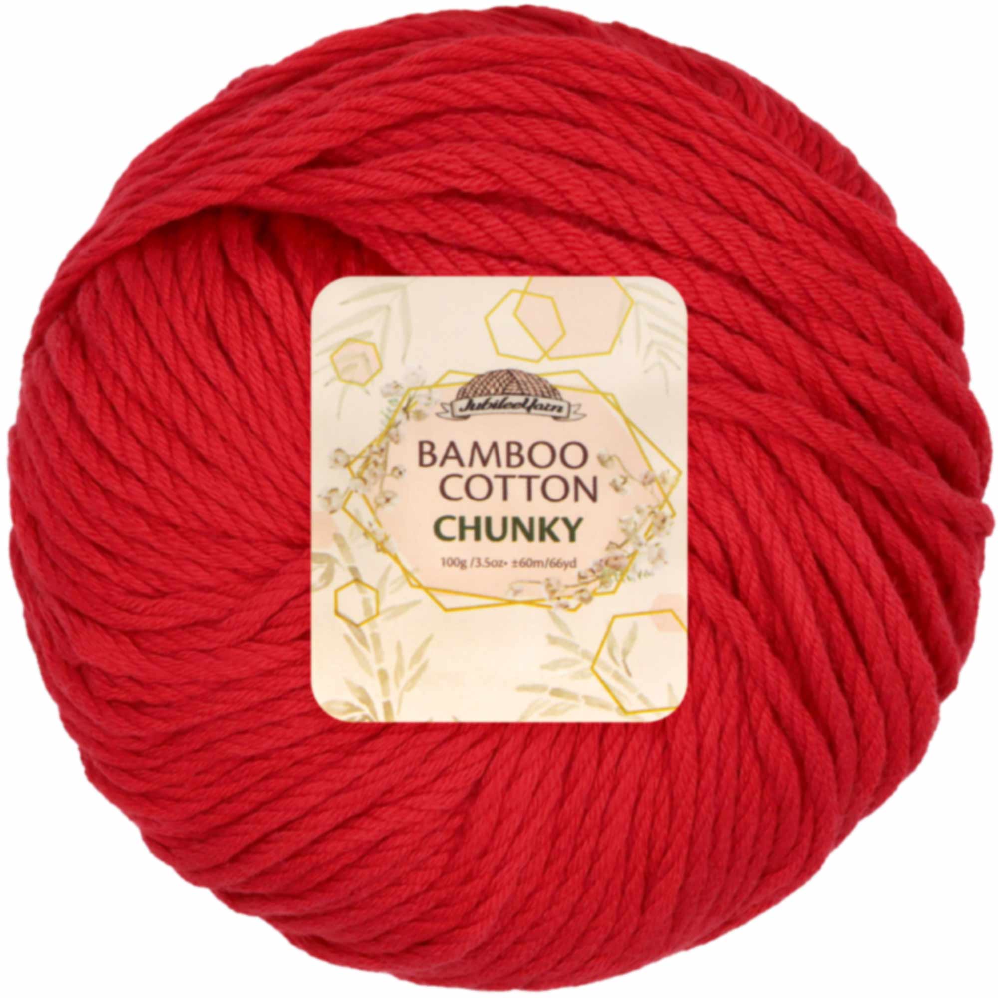 Bamboo Cotton Chunky Yarn: 2 Ball Packs