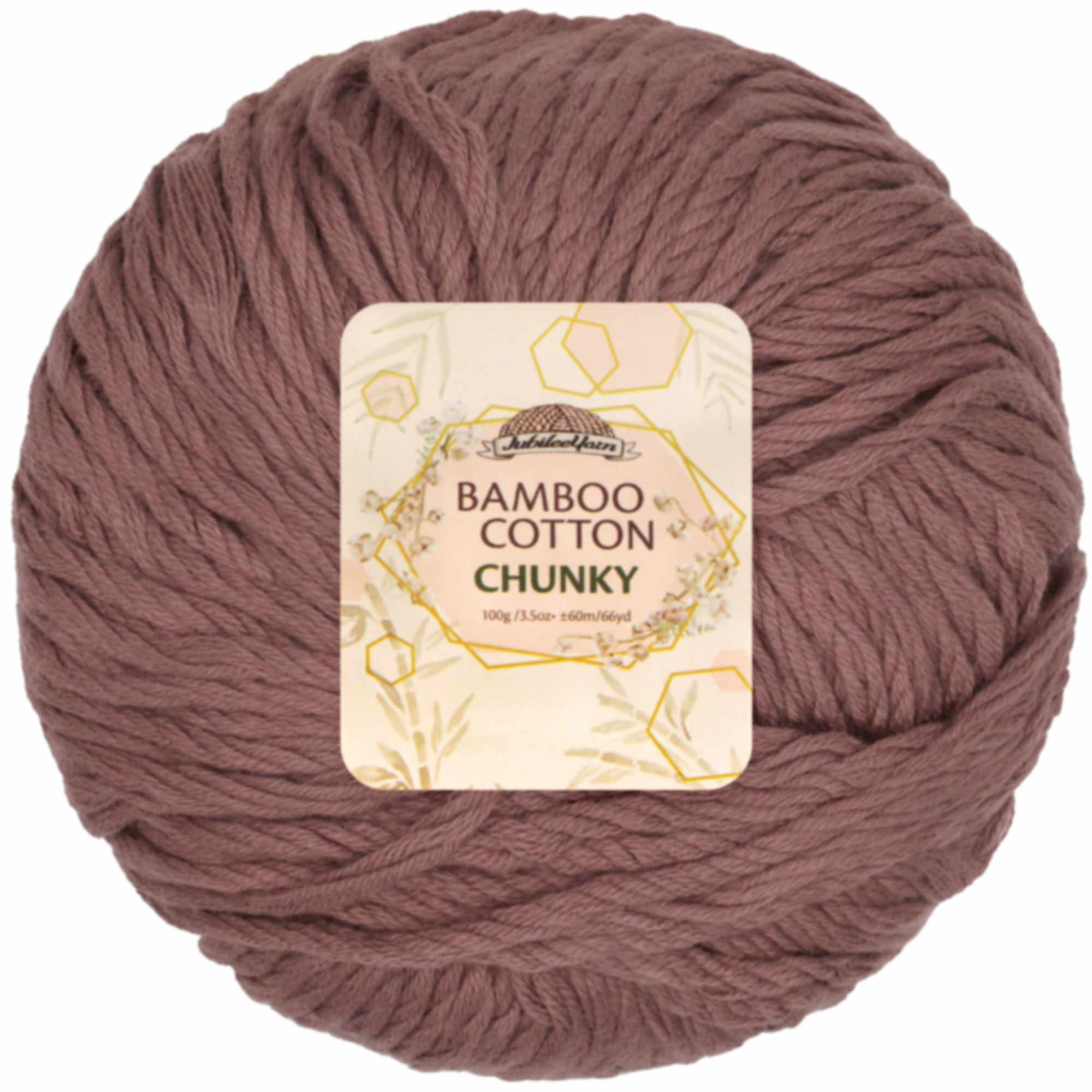 Bamboo Cotton Chunky Yarn: 2 Ball Packs