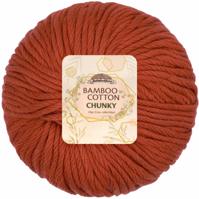 Bamboo Cotton Chunky Yarn: 4 Ball Packs