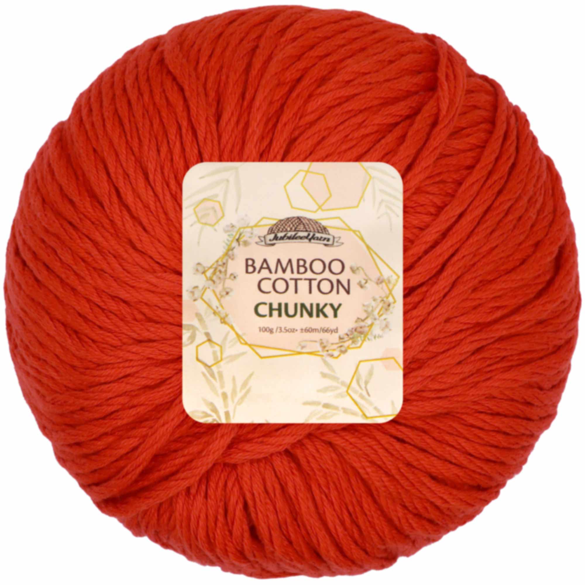 Bamboo Cotton Chunky Yarn: 4 Ball Packs