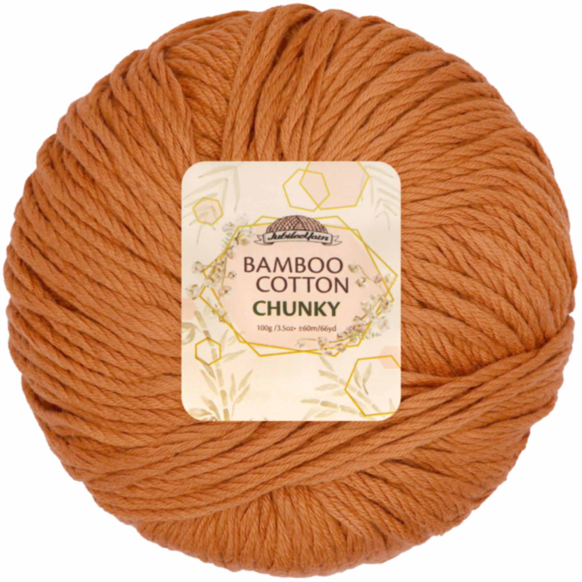 Bamboo Cotton Chunky Yarn: 2 Ball Packs