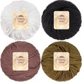 Bamboo Cotton Chunky Yarn: 4 Ball Packs