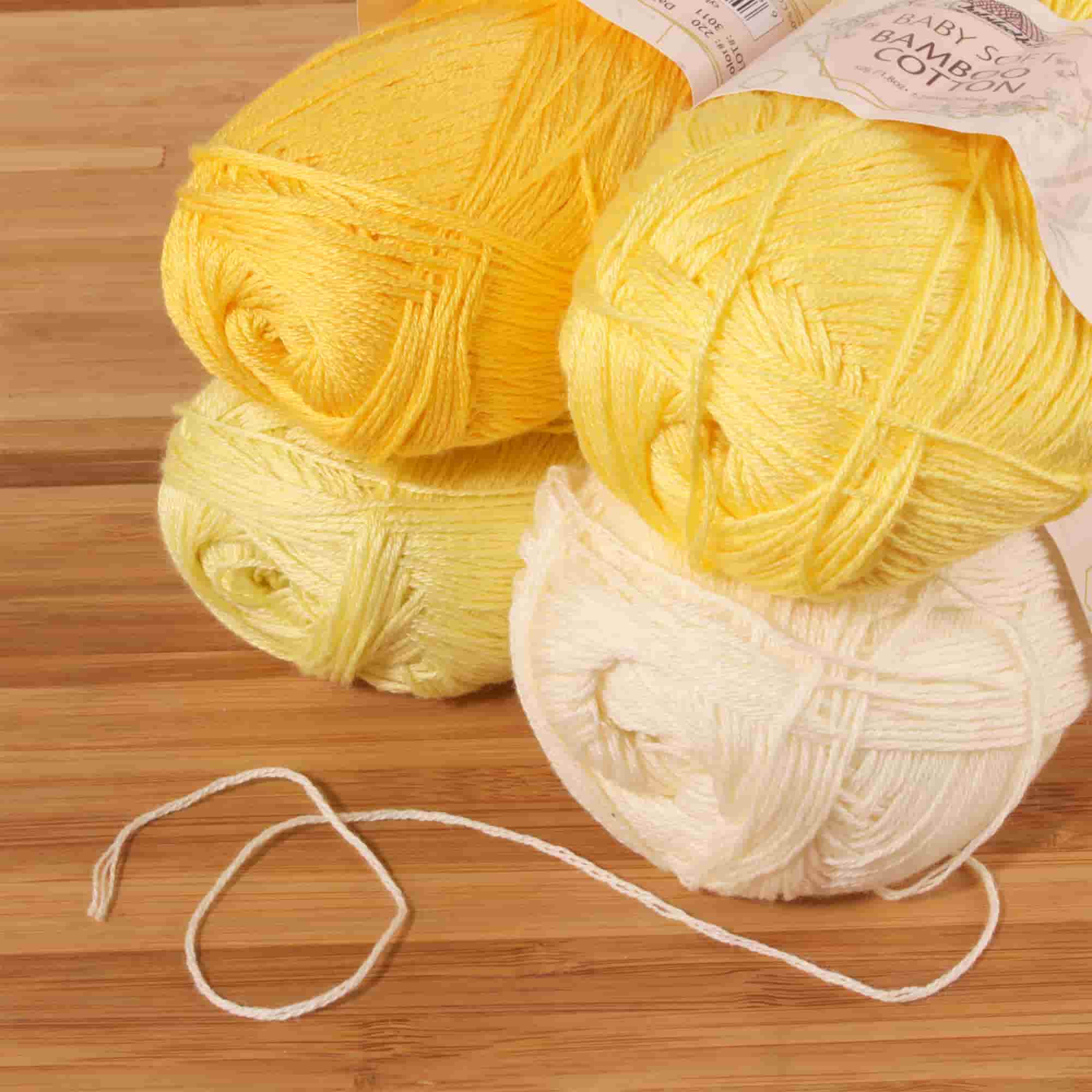 Baby Soft Bamboo Cotton Yarn: 1 Skein Packs