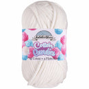 white cotton nylon blend skein