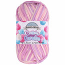 pink cotton blend skein