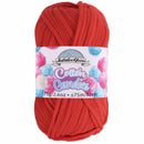 red cotton blend skein