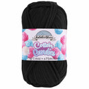 black cotton blend skein