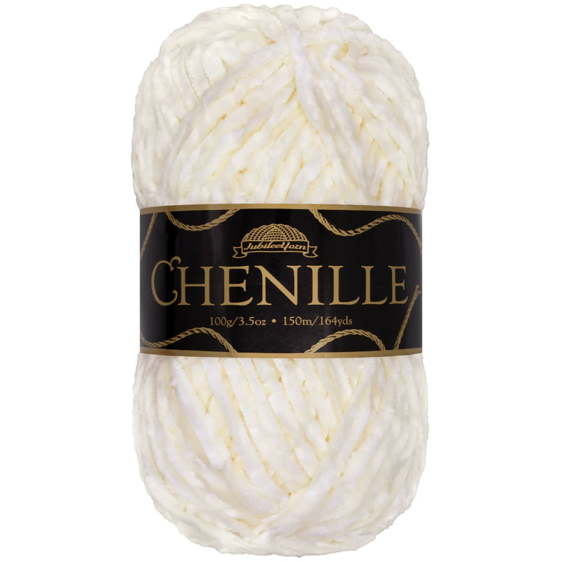 Luxurious chenille yarn skein