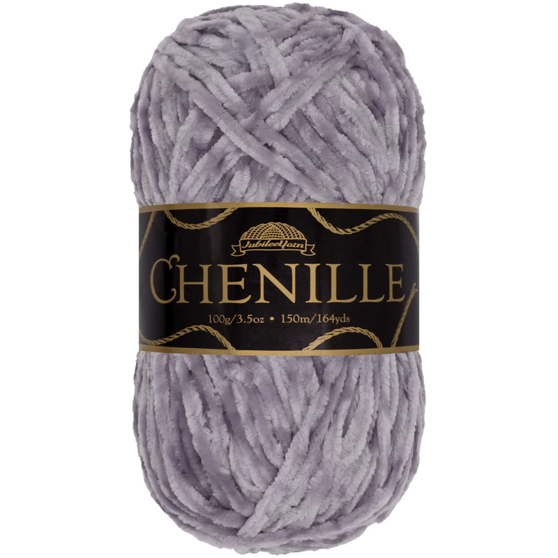 Luxurious chenille yarn skein