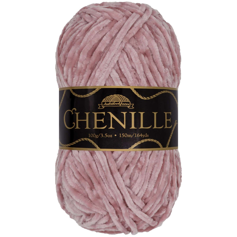 Luxurious chenille yarn skein