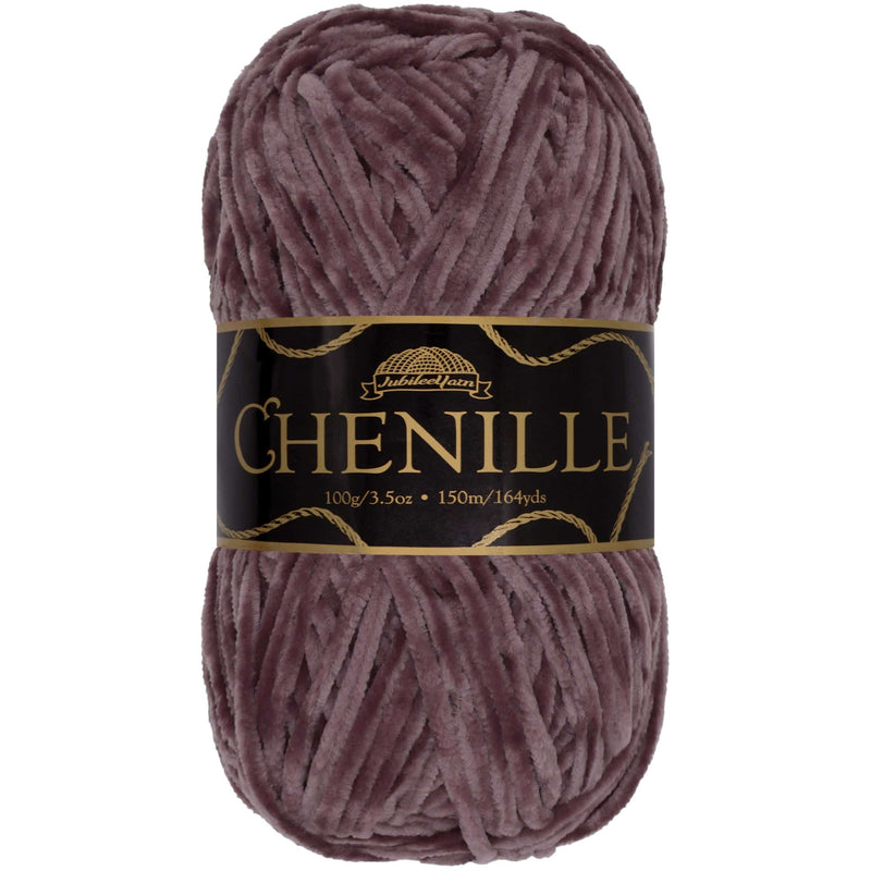 Luxurious chenille yarn skein