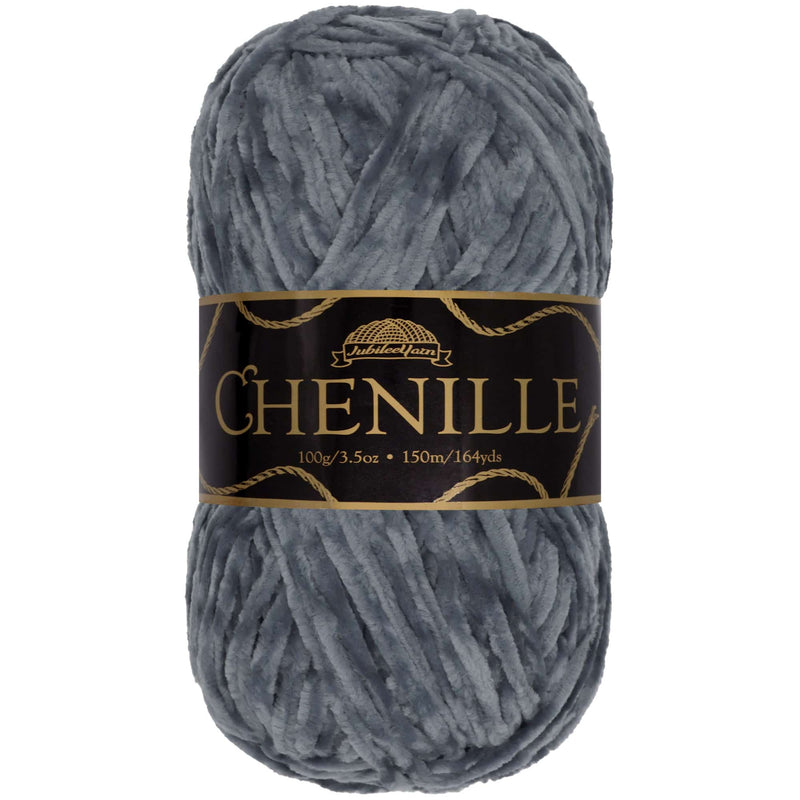 Luxurious chenille yarn skein