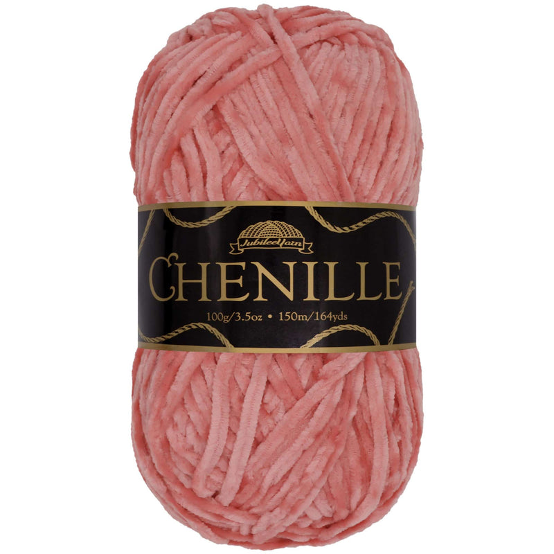 Luxurious chenille yarn skein