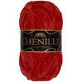 Luxurious chenille yarn skein