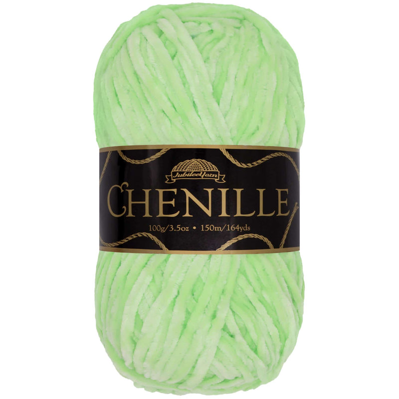 Luxurious chenille yarn skein