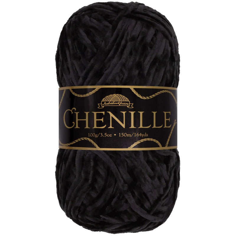 Luxurious chenille yarn skein