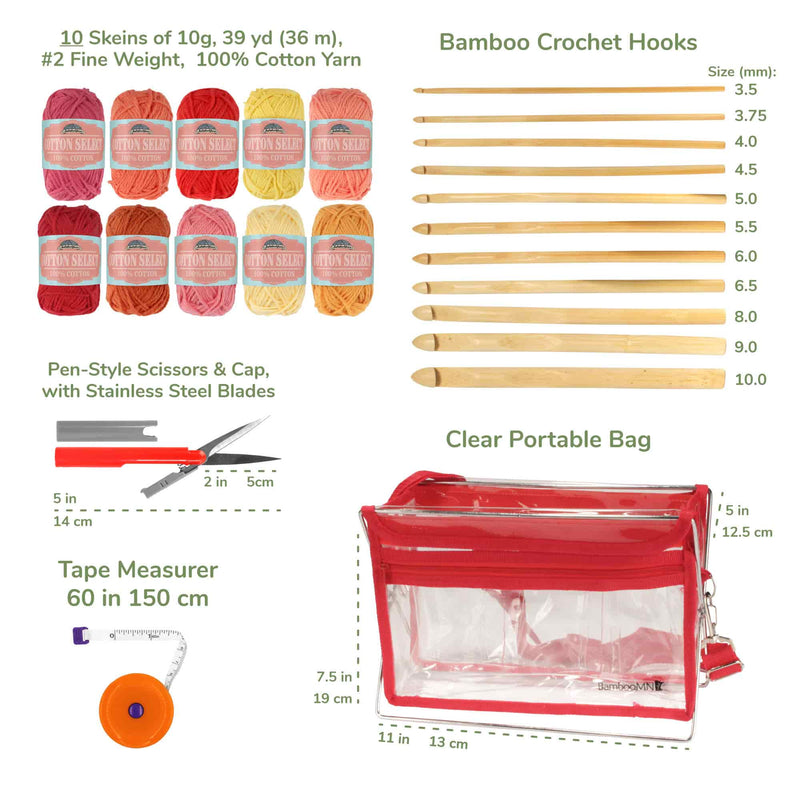 Cotton Select Bonbons in a Bag Crochet Kit