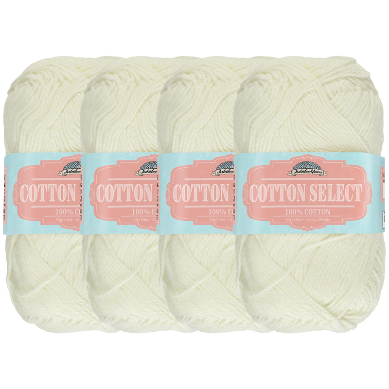 Cotton Select Yarn: 4 Skein Packs