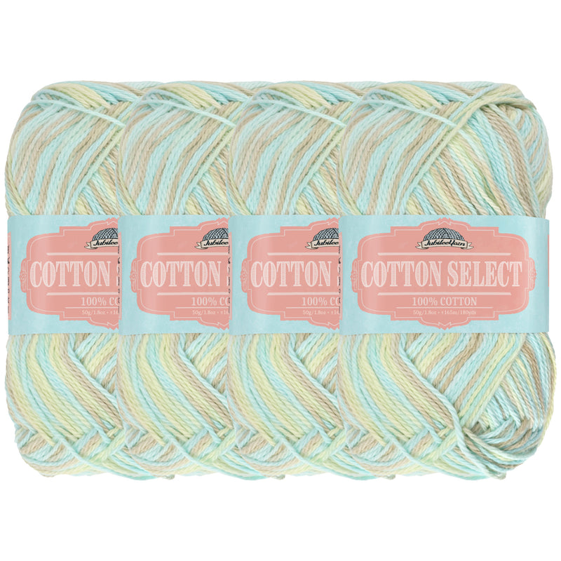 Cotton Select Yarn: 4 Skein Packs