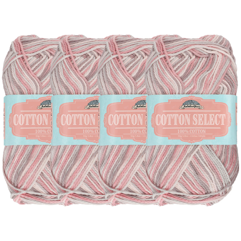 Cotton Select Yarn: 4 Skein Packs