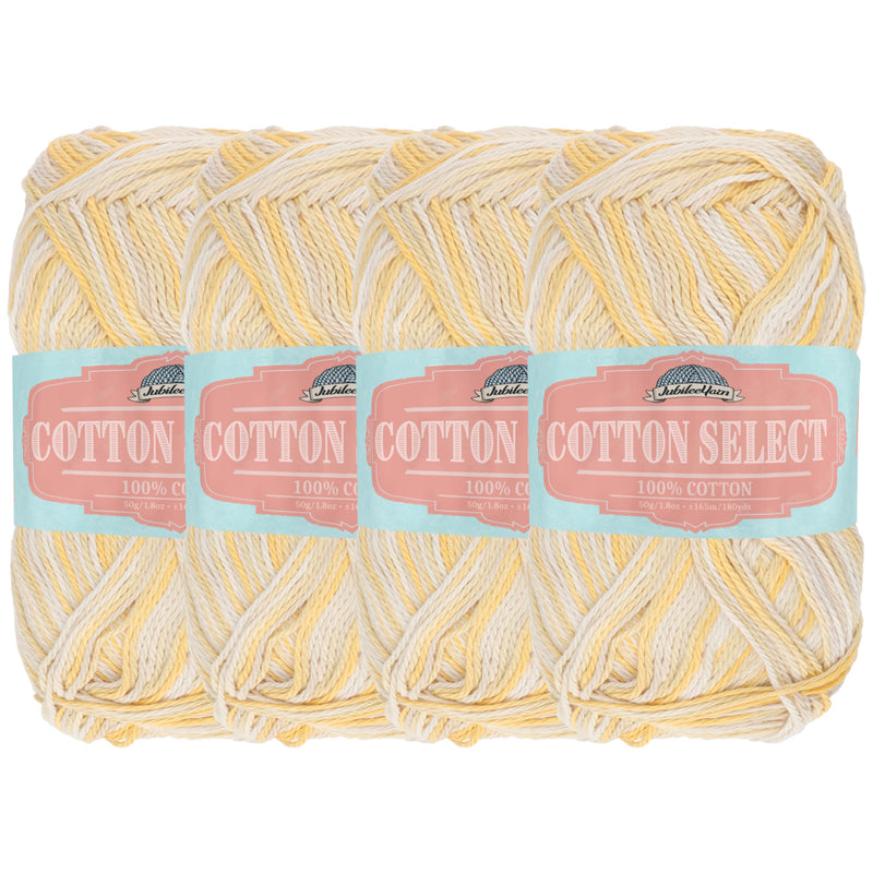 Cotton Select Yarn: 4 Skein Packs