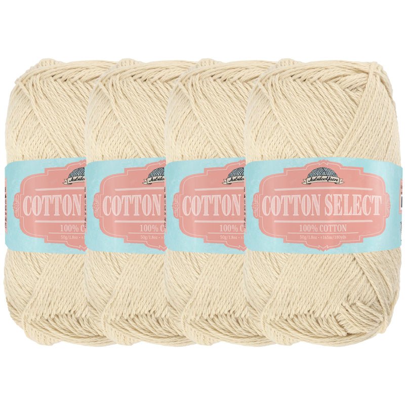 Cotton Select Yarn: 4 Skein Packs