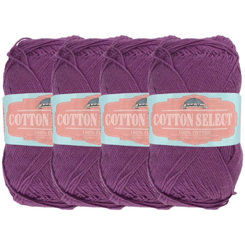 Cotton Select Yarn: 4 Skein Packs