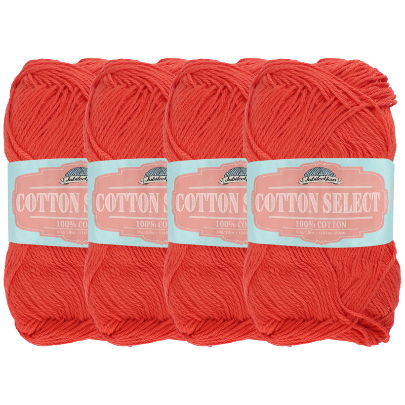 Cotton Select Yarn: 4 Skein Packs