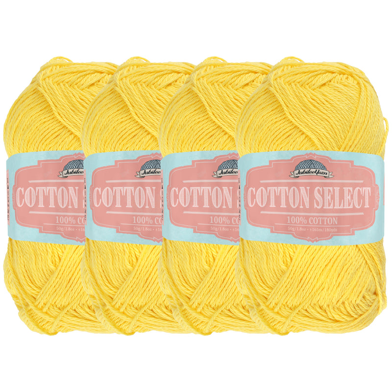 Cotton Select Yarn: 4 Skein Packs