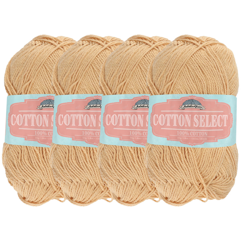 Cotton Select Yarn: 4 Skein Packs