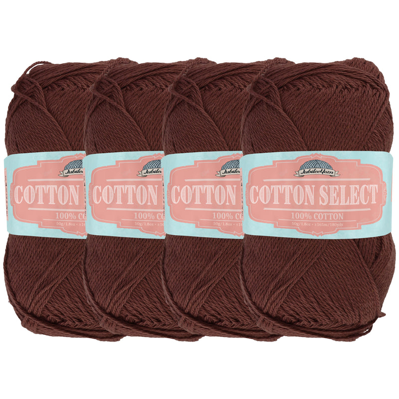 Cotton Select Yarn: 4 Skein Packs