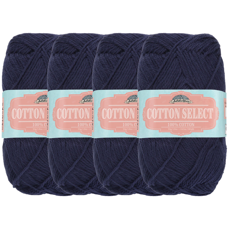 Cotton Select Yarn: 4 Skein Packs