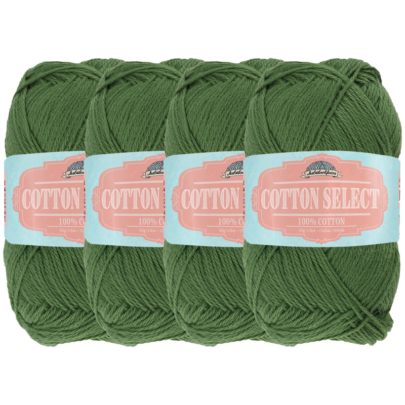 Cotton Select Yarn: 4 Skein Packs