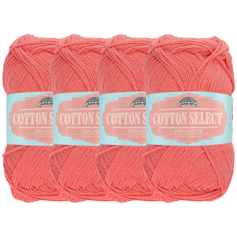 Cotton Select Yarn: 4 Skein Packs