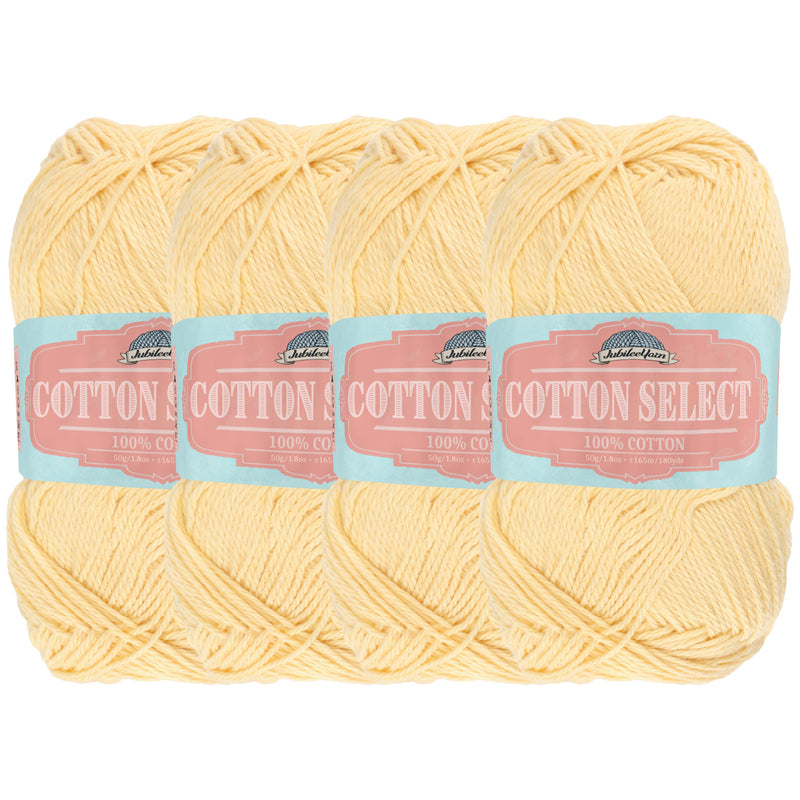 Cotton Select Yarn: 4 Skein Packs