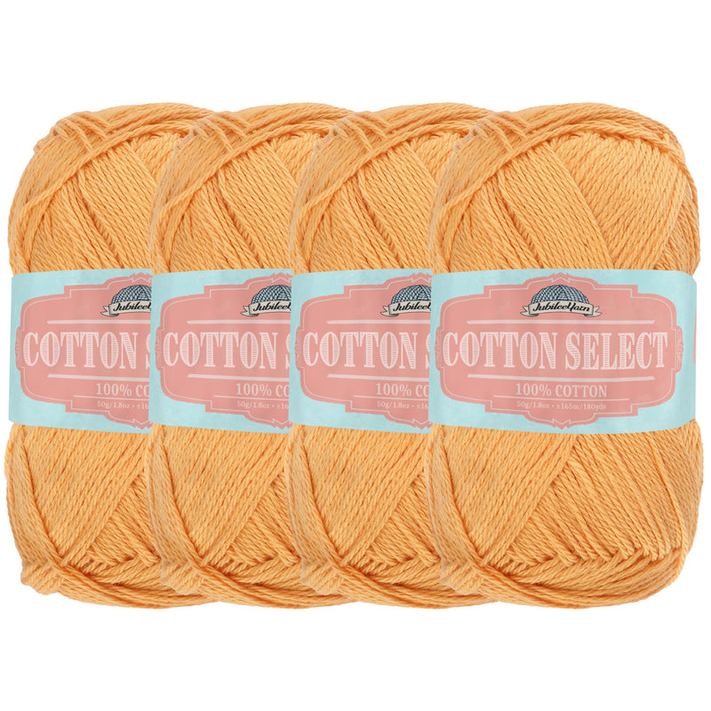 Cotton Select Yarn: 4 Skein Packs