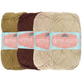 Cotton Select Yarn: 4 Skein Packs