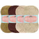 Cotton Select Yarn: 4 Skein Packs
