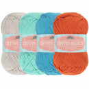 Cotton Select Yarn: 4 Skein Packs