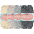 Cotton Select Yarn: 4 Skein Packs